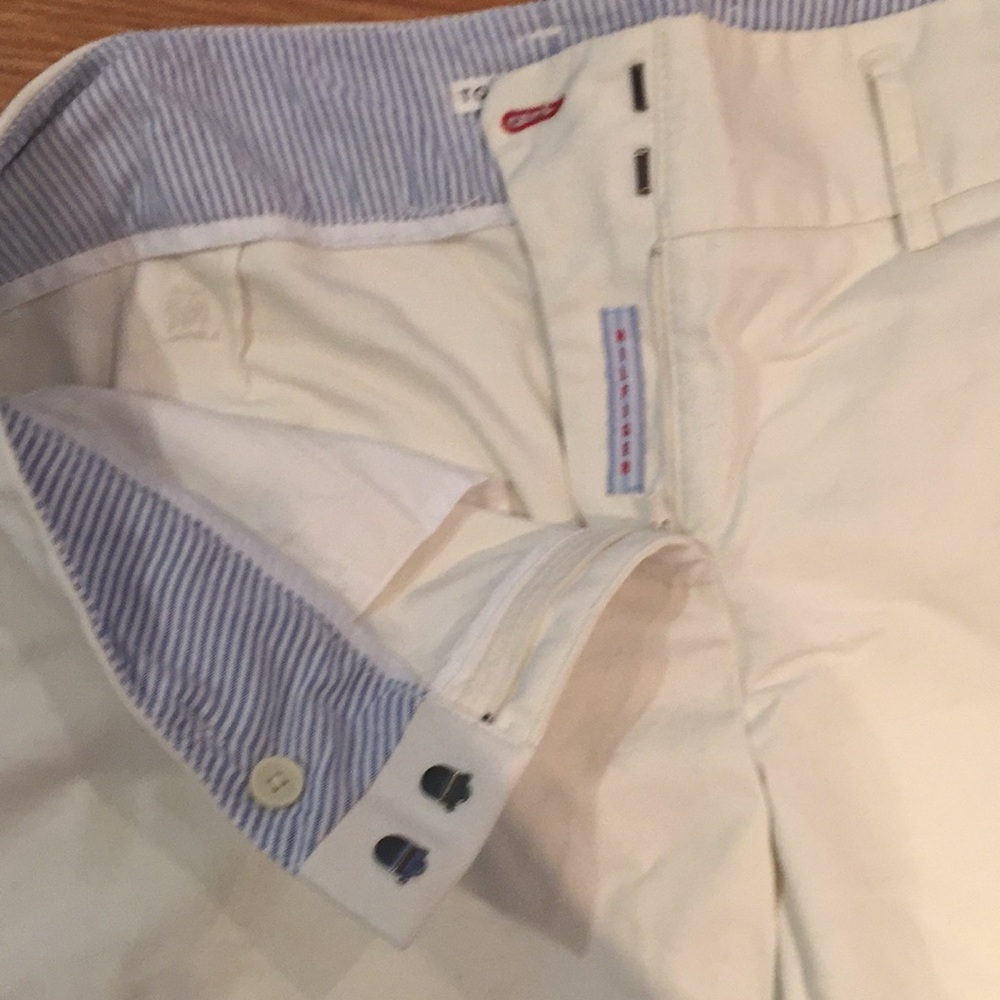 Cream TOMMY HILFIGER relaxed leg drew pants sz 16 - Picture 5 of 5